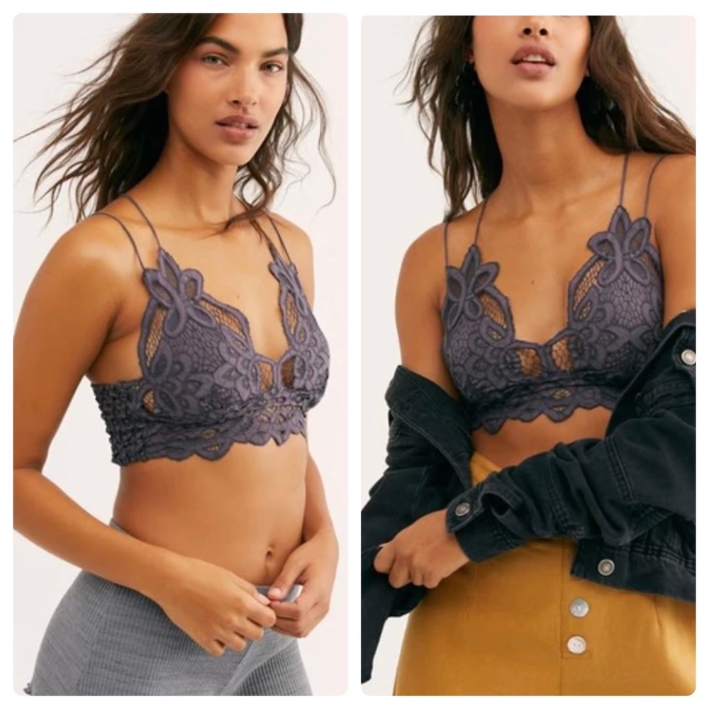 Free People Women Adella Bralette Bra Underwear S